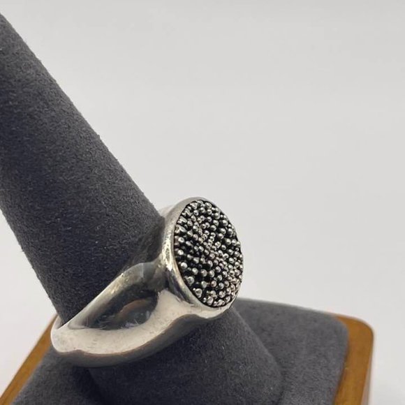 Michael Dawkins - designer wave ring - silver - men or women - size 10 - Picture 8 of 15